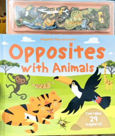 كتاب مغناطيس - oppisite with animal