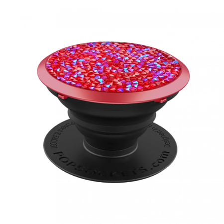 = مسكة بوب سوكيت سوار فسكي كريستال احمر