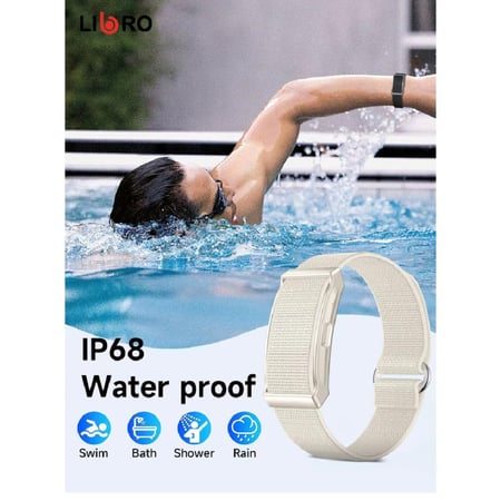 ليبرو _ سوار تتبع رياضي ذكي مقاوم للماء - اسود