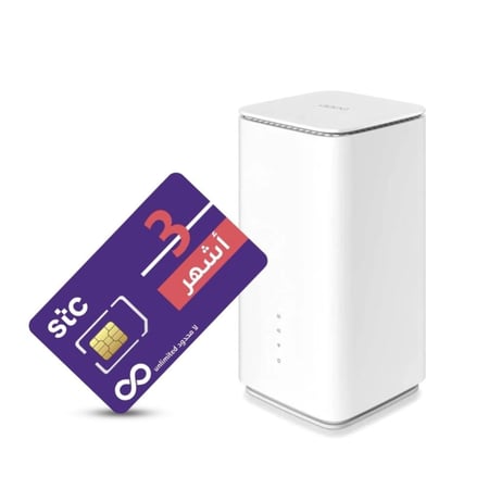 بكج STC لامحدود لمدة 3 شهور مع راوتر oppo ثابت 4G/5G