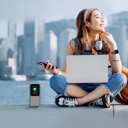 راوتر زد تي إي متنقل ZTE 5G MU5120 بطارية 10000mAH