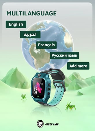 جرين - Series 5 ساعة ذكية للأطفال 2G - بنفسجي