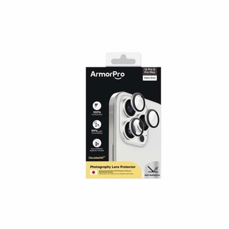 عدسات دبل ArmorPro للايفون 16 برو و 16 برو ماكس