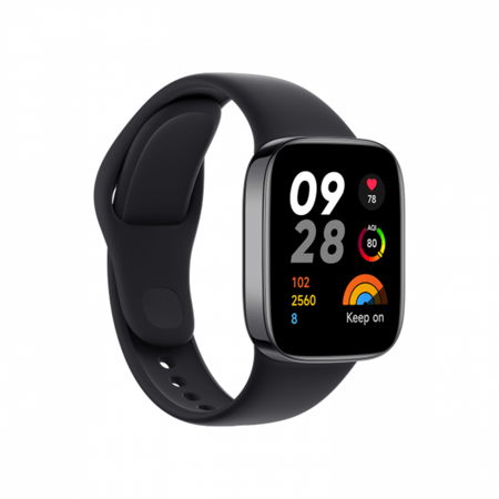 ساعة شاومي ريدمي Redmi Watch 3 - تدعم ميزة المكالمات الصوتية عبر البلوتوث - لون اسود