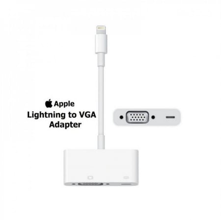 ابل ،وصلة بروجكتر ،Lightning to VGA (أبيض)