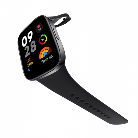 ساعة شاومي ريدمي Redmi Watch 3 - تدعم ميزة المكالمات الصوتية عبر البلوتوث - لون اسود