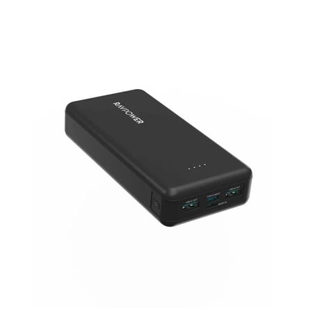 بطارية راف باور بايونير 20000 ملي امبير بقوة 15 واط بمنفذين USB ومنفذ تايب سي ومنفذ مايكرو
