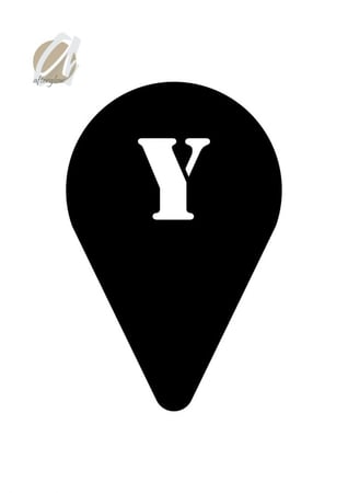 استنسل مفرغ حرف Y