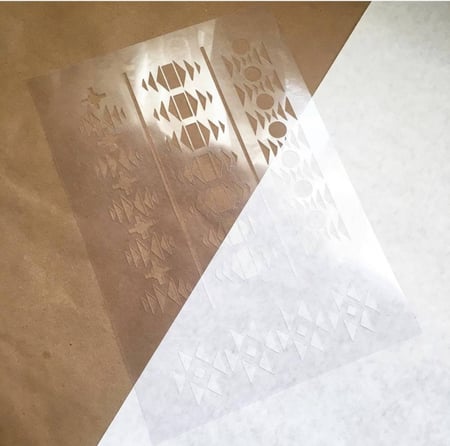 استنسل مفرغ - زخارف تراثية