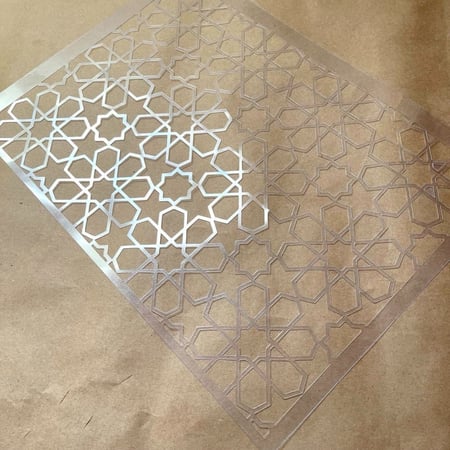 استنسل مفرغ - زخارف اسلامية