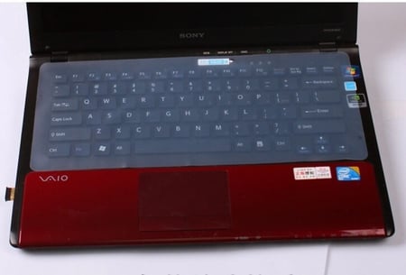 غطاء حماية ضد الماء والغبار لكيبورد لابتوب مقاس 14 انش