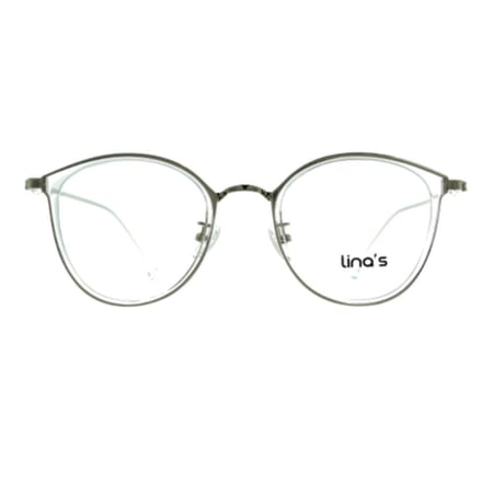 نظاره linas معدنيه باطار شفاف وعدسات دائريه انيقه