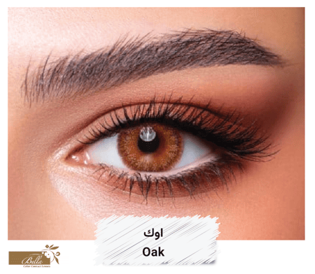 عدسات بيلا دايموند الشهرية - اوك Oak