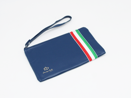 شنطة جلد لون كحلي علياء ALIYA