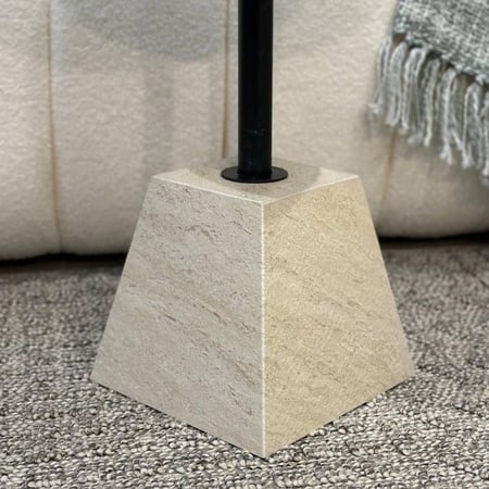 طاولة خدمة دائري بديل رخام