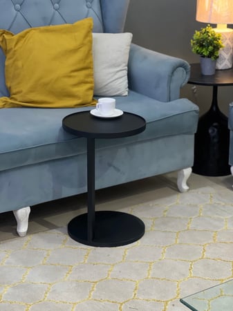 طاولة خدمة مودرن لون أسود   (TL)