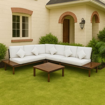 طقم جلسة خارجية 7 أشخاص