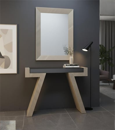 مدخل بديل رخام مع سطح زجاج أسود - بتصميم فاخر وأنيق