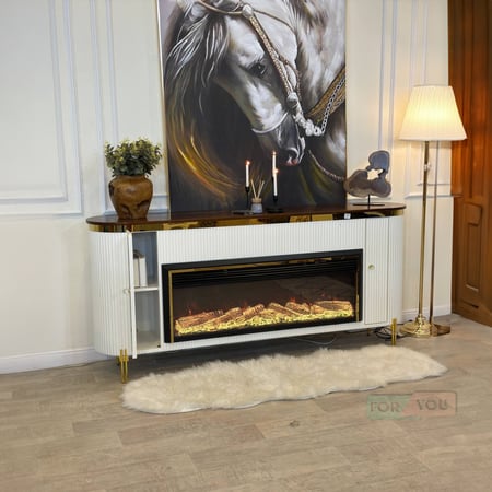 دفاية بديكور قاعدة حديد