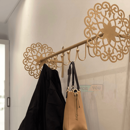 علاق مدخل عبايات ذهبي - متعدد الألوان (TL)