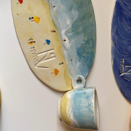 كوب اسبريسو #81 مع صحن كبير