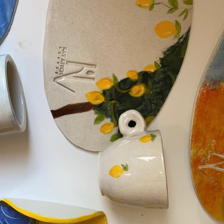 كوب اسبريسو #81 مع صحن كبير