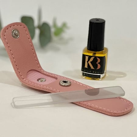 مبرد وملمع النانو للأظافر + حافظة