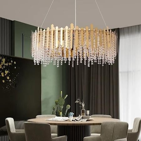 ثريات سقفية ذهبي دائرية  - ثريات مجالس - ثريات سقف - ثريات - نجف سقف