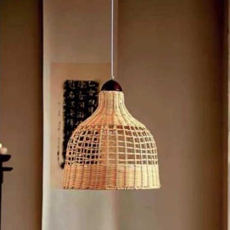 نجف مودرن بوهيمي ريفية من الخيزران على الطراز الايطالي