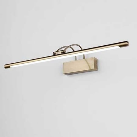 اضاءة جدارية بطارية لونين اسود و برونزي- اضاءة صفراء ليد