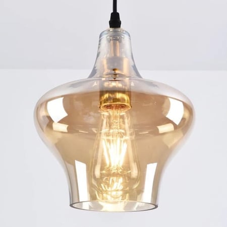 ثريات سقفية مودرن ذهبي اكريليك - انارة معلقة - ثريات مودرن