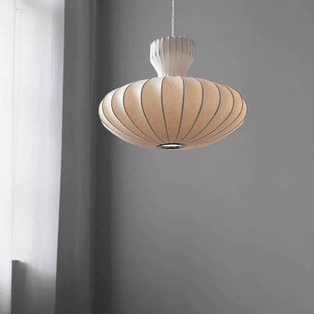 ثريات علاقي مودرن من القماش بتصميم نورث يوروب مقاس 60 سم