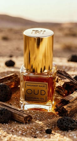 دهن عود وود من نسمات نجد 3.5 مل NASAMAT NAJD OIL Oud Wood