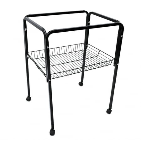 استاند قفص معدن مع عجلات