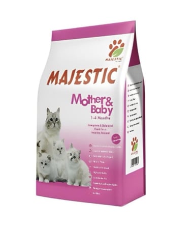 ماجستيك طعام جاف للقطط الامهات والمواليد