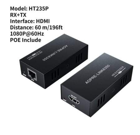 موسع إشارة (HDMI) 4 مخارج لمسافة  60 متر  | 60m HDMI Extender