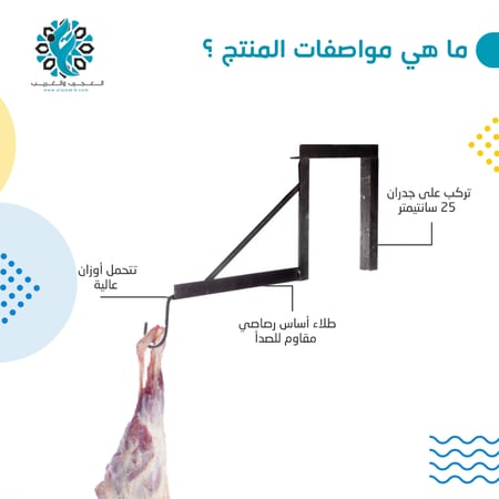 قنارة تعليق ذبايح جدارية - متجر العجيب والغريب