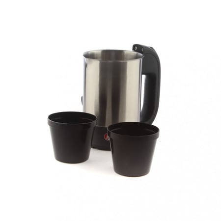 غلاية على ولاعة سيارة مع كوبين - متجر العجيب والغريب