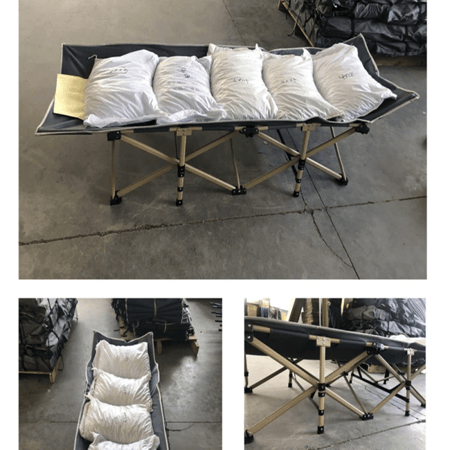 سرير نوم للرحلات قابل للسفط