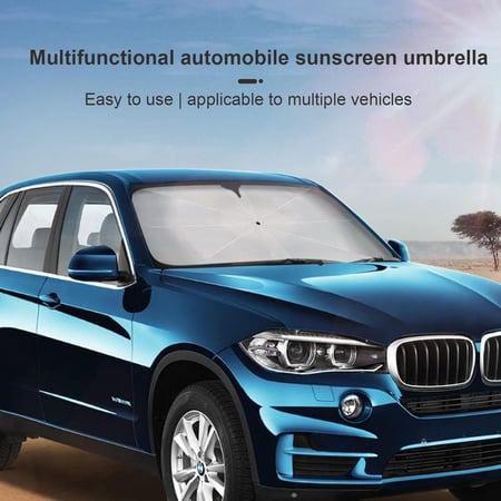 مظلة سيارة داخلية - مظلات سيارات - اكسسوارات سيارات - العجيب والغريب