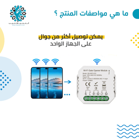 جهاز فتح باب الكراج الذكي