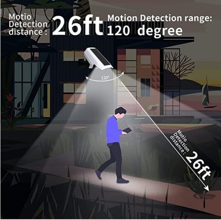 كاميرا وهمية كشاف طاقة شمسية مع ريموت - متجر العجيب والغريب