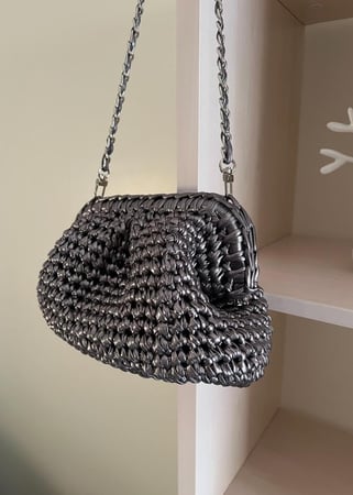 Clutch strap - Dark silver
