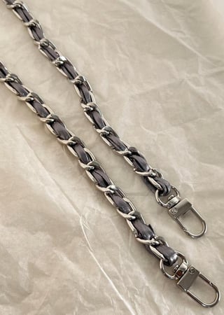Clutch strap - Dark silver