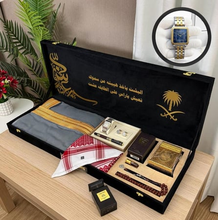 بوكس ملكي فاخر من هدايافيا يجسد الرقي والفخامة