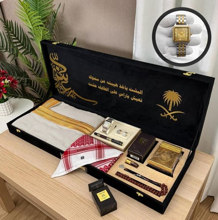 بوكس ملكي فاخر من هدايافيا يجسد الرقي والفخامة