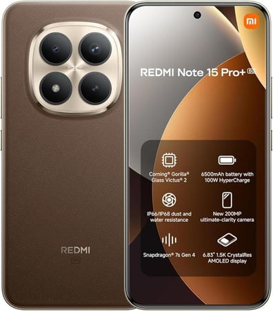 ريدمي نوت 15 برو بلص ذاكرة 256 رام 12 فايف جي