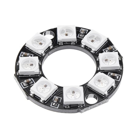 حلقة WS2812 5050 RGB LED 8 بت