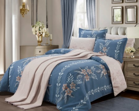 مفرش ليكسي لحافين 7 قطع نفرين