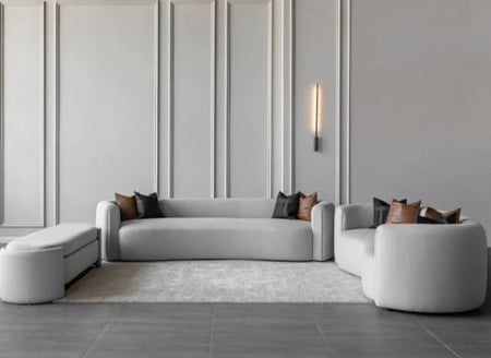 طقم 3 قطع بوكليه اوف وايت 200×80×70